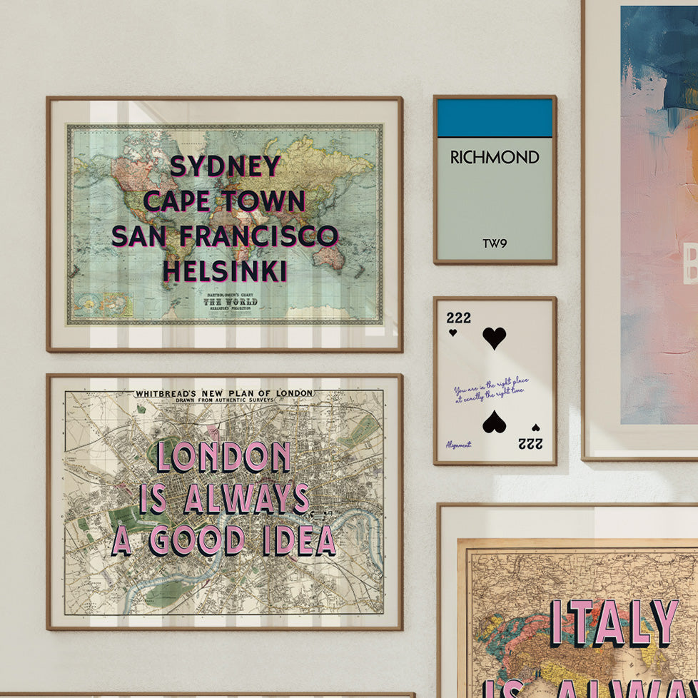 The Rise of MAP Art: Emotional Cartography Meets Vintage Charm
