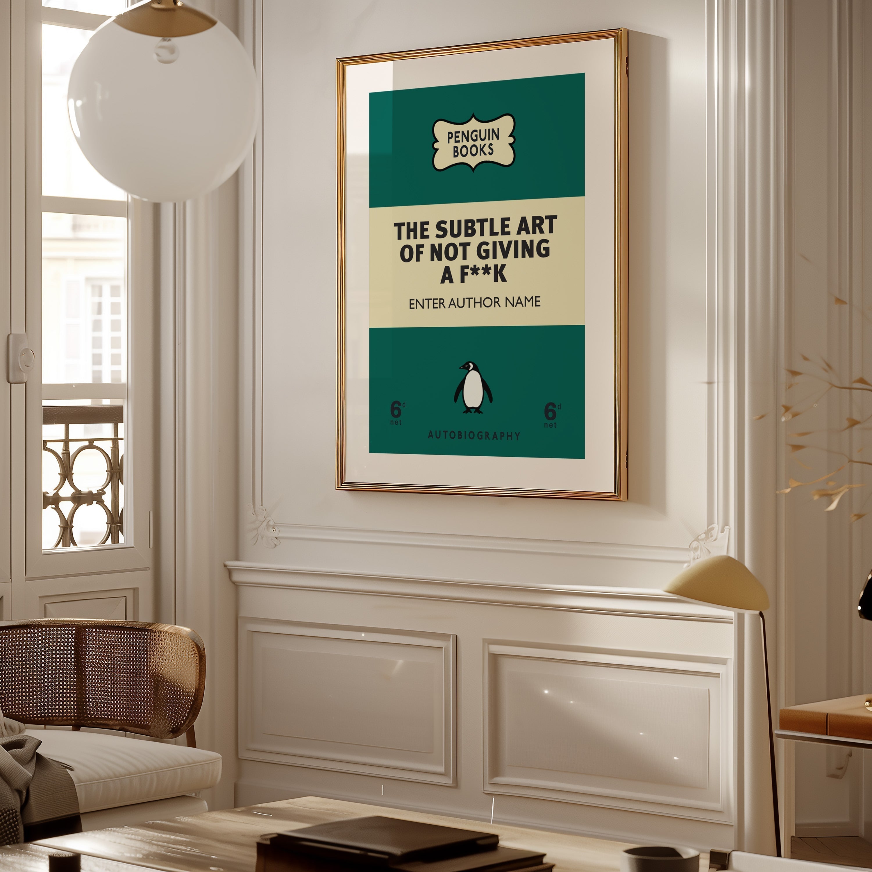 Creating the Perfect Reading Room with Vintage Penguin Book Posters