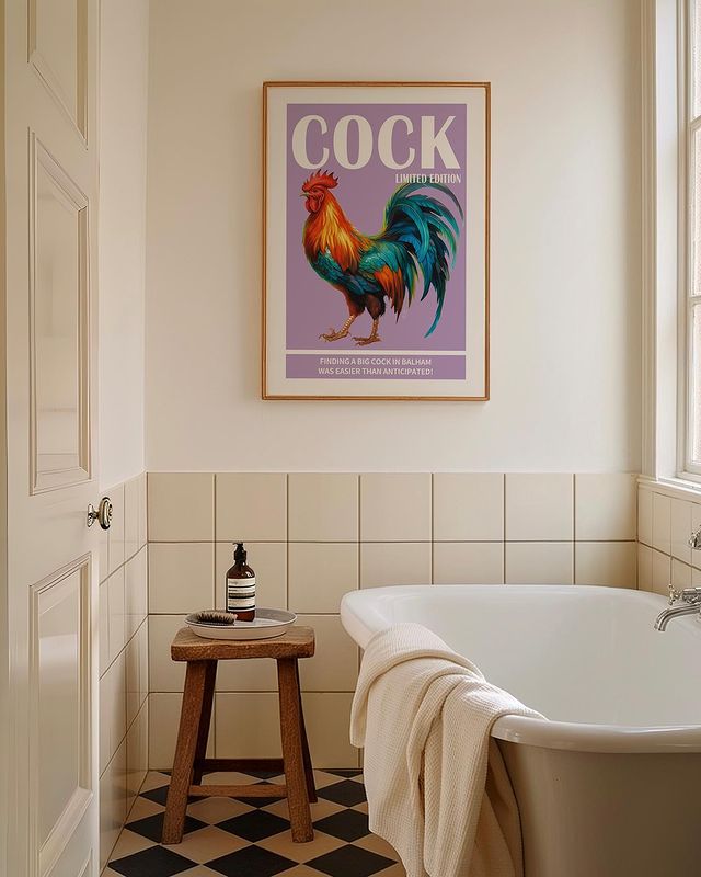 Chic and Creative Prints for the Bathroom