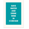Save Water and Drink Wine Print