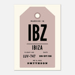 Mr & Mrs Married In - Luggage Tag Print | Timmy Loves Art