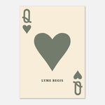 Queen Of Hearts- Playing Card Print | Timmy Loves Art