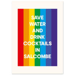 Save Water Drink Cocktails - Custom Town Print | Timmy Loves Art