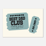 'Your Town' Best Dad Club - Ticket Stub Print | Timmy Loves Art