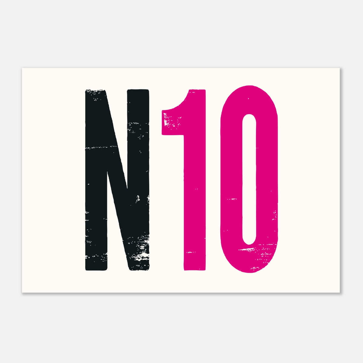 N10 - N22 Postcodes - North London Map Guide | Wall Art