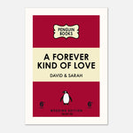 Forever Love - Custom Penguin Wedding Print | Wall Art
