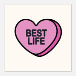 Best Life - Candy Heart Wall Art | Sweet Inspirational Decor