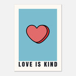 Love Is Kind - Pop Art Scripture Print | Faith Wall Art