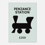 YOUR STATION - Custom Monopoly Railway Art | Personalised Gift
