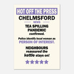 Tea Spilling Pandemic - Hot Off The Press | Timmy Loves Art