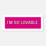 I'm So Lovable - Panoramic Self Love Print | Wall Art