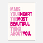 Most Beautiful Thing About You - Bold Love Quote | Wall Art