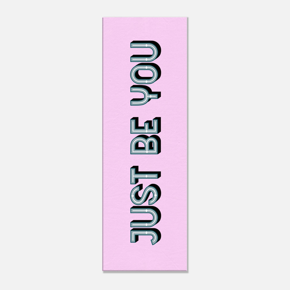 JUST BE YOU - Bold Panoramic Canvas Print | Wall Art