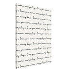 Every Day I Love You More - Anniversary Gift | Canvas Art