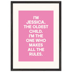 Oldest Child - Personalized Family Print | Wall Art