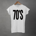 70'S Retro - Super Soft Semi-Fitted Cotton Tee | Women's Shirts
