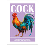 COCK! - Personalised Bathroom Decor | Funny Wall Art