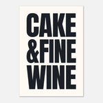 Cake & Fine Wine - Withnail & I Quote Print | Cult Classic Art