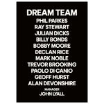 Football Dream Team - Custom Player Lineup | Sports Art