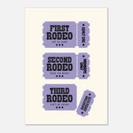 Elite Rider Enclosure - Ticket Stub Print — detail view | Timmy Loves Art