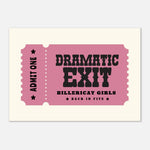 'Your Town' Dramatic Exit - Ticket Stub Print | Timmy Loves Art