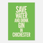 Drink Gin - Typography Print — detail view | Timmy Loves Art