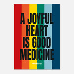 A Joyful Heart Is Good Medicine - Bible Verse Print | Scripture Art