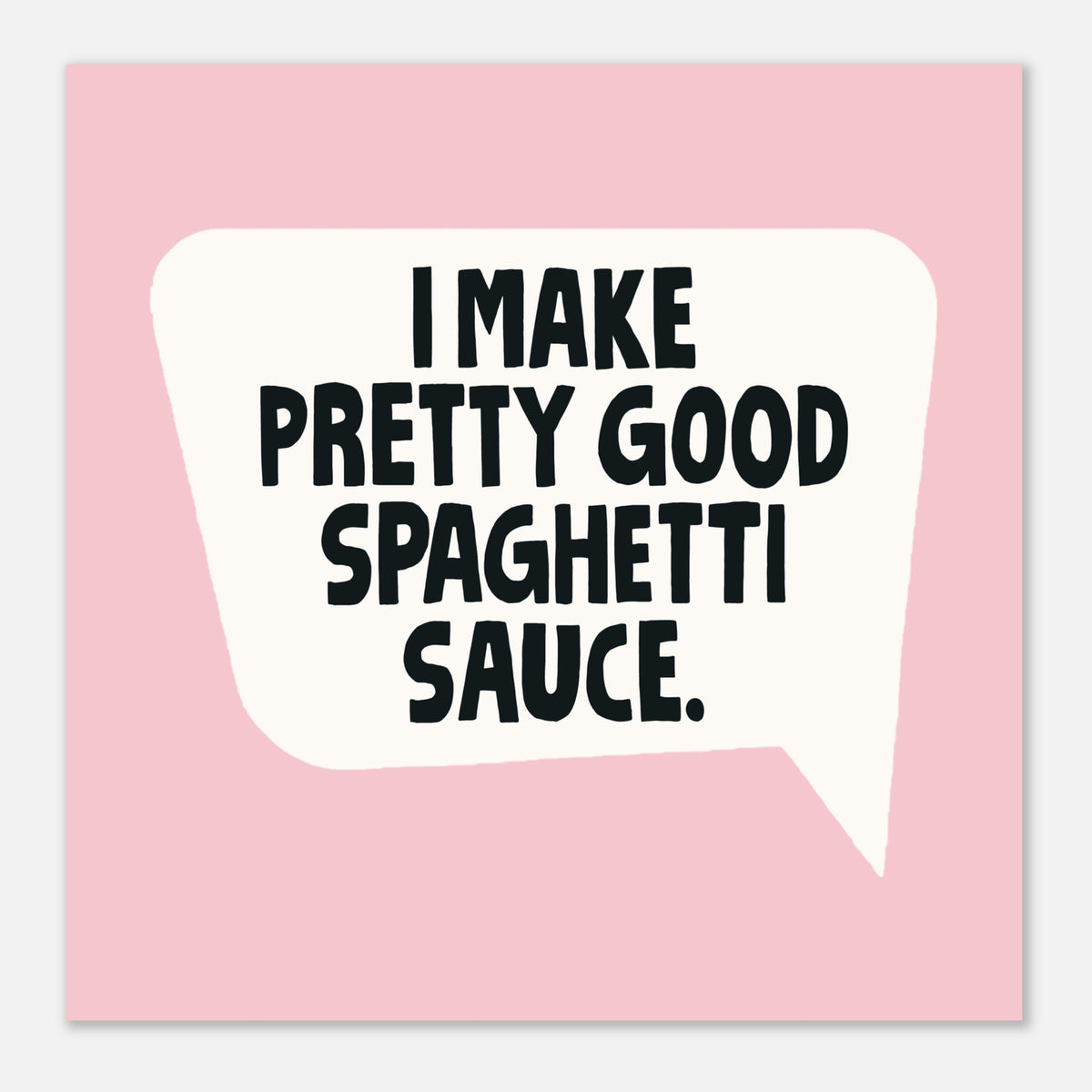 Spaghetti Sauce - Amusing Kitchen Art Print | Kitchen Decor