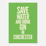 Drink Gin - Typography Print — colour option | Timmy Loves Art