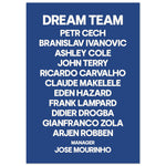 Football Dream Team - Blue Custom Squad | Sports Decor