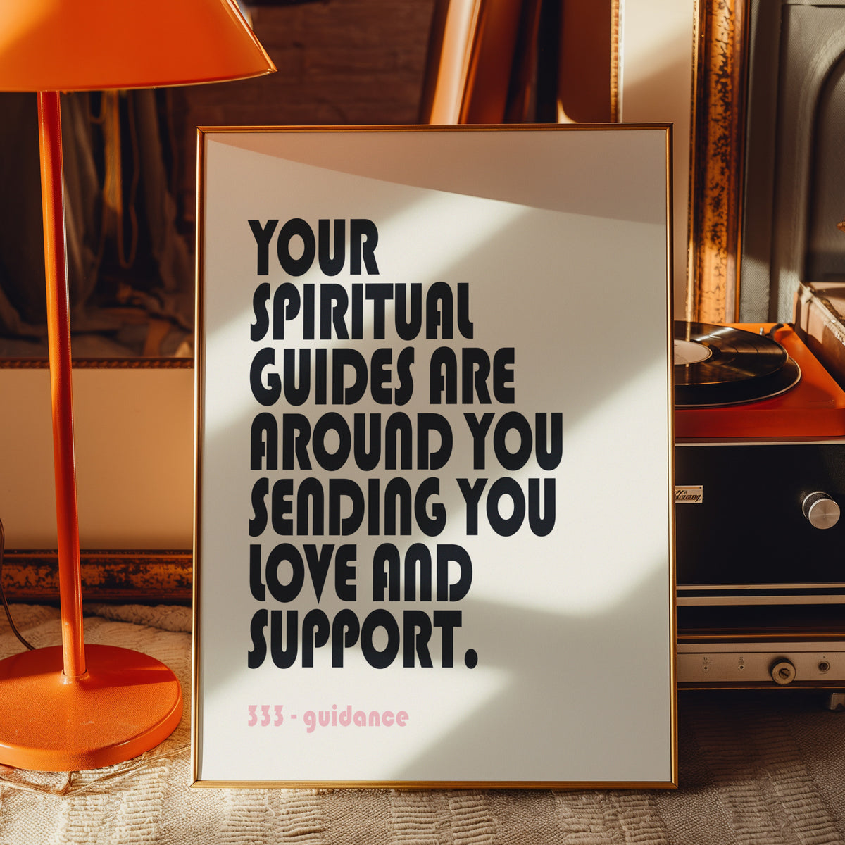 Angel Number Quotes - Spiritual Typography Art | Wall Decor