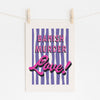 BANISH MURDER LOVE - Motivational Quote Design | Wall Art
