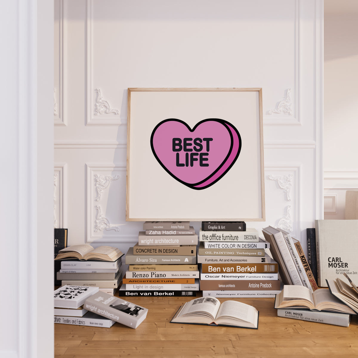 Best Life - Candy Heart Wall Art | Sweet Inspirational Decor