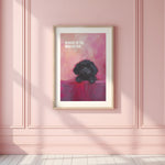 Beware Of The Dog - Cute Warning Sign Art | Pet Decor