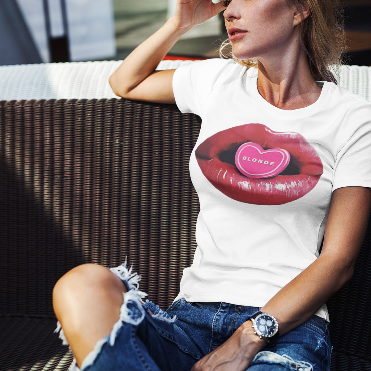 BLONDE - Semi-Fitted Women's Tee | Apparel