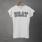 BRAT - Soft Cotton Semi-Fitted Tee | Women's Apparel