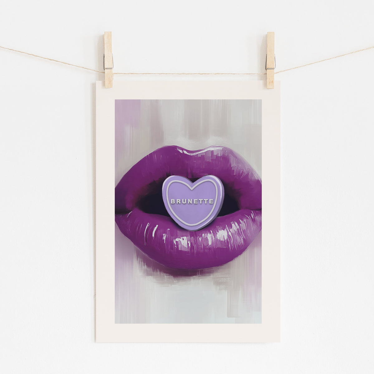 BRUNETTE - Timothy Love Gallery Standard Print | Wall Art