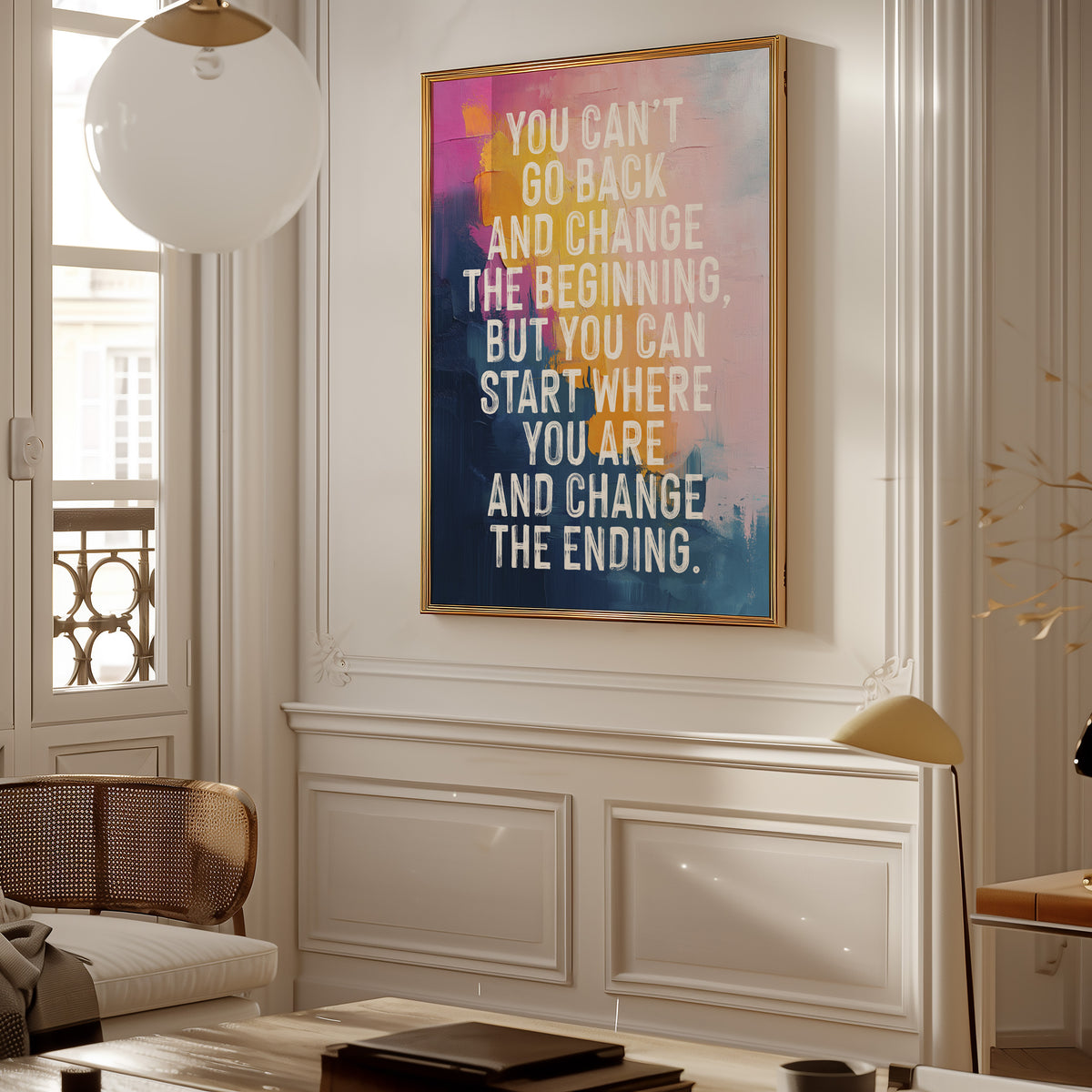 Change The Ending - Hopeful Recovery Gift | Inspirational Art