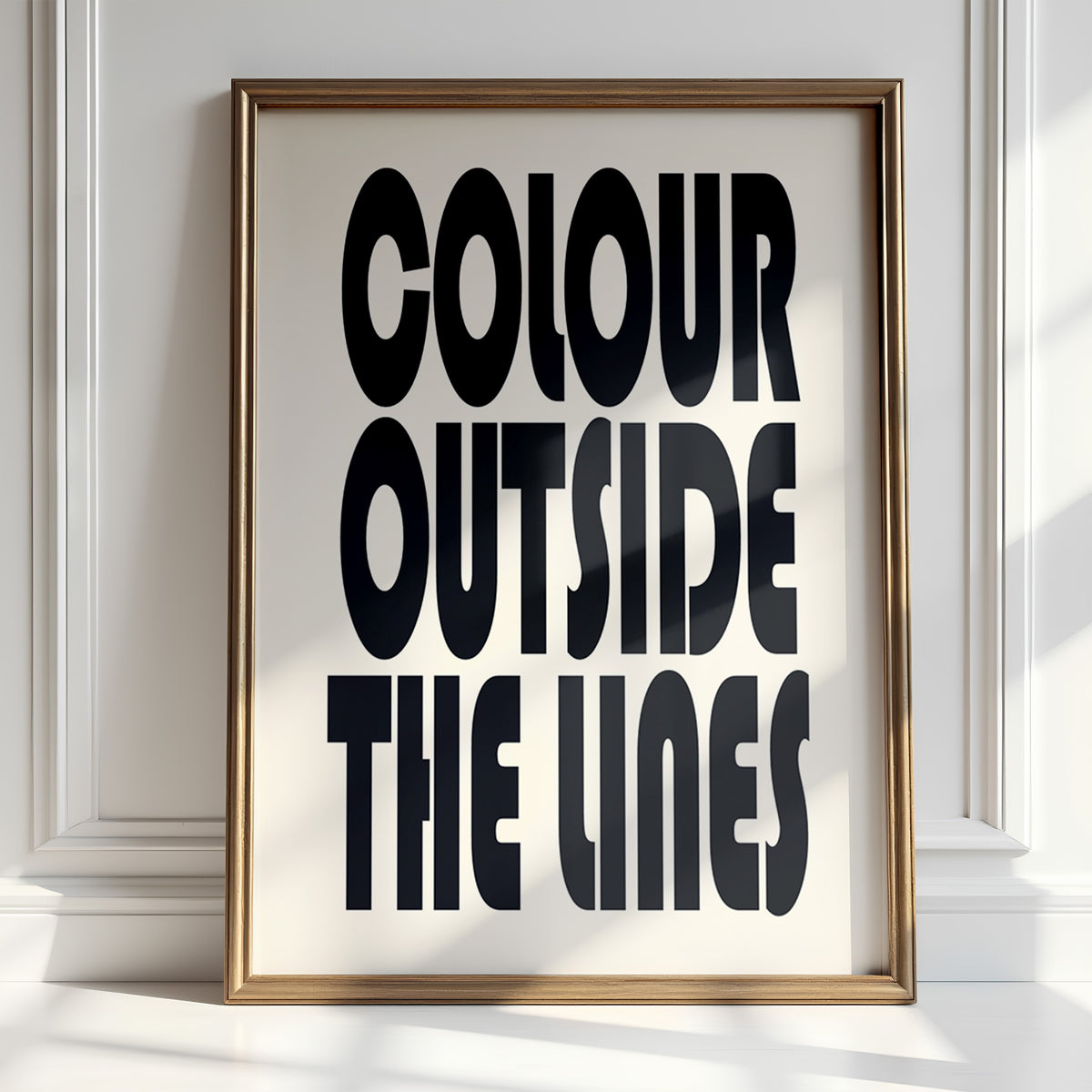 Colour Outside Lines - Bold Creative Expression | Wall Art
