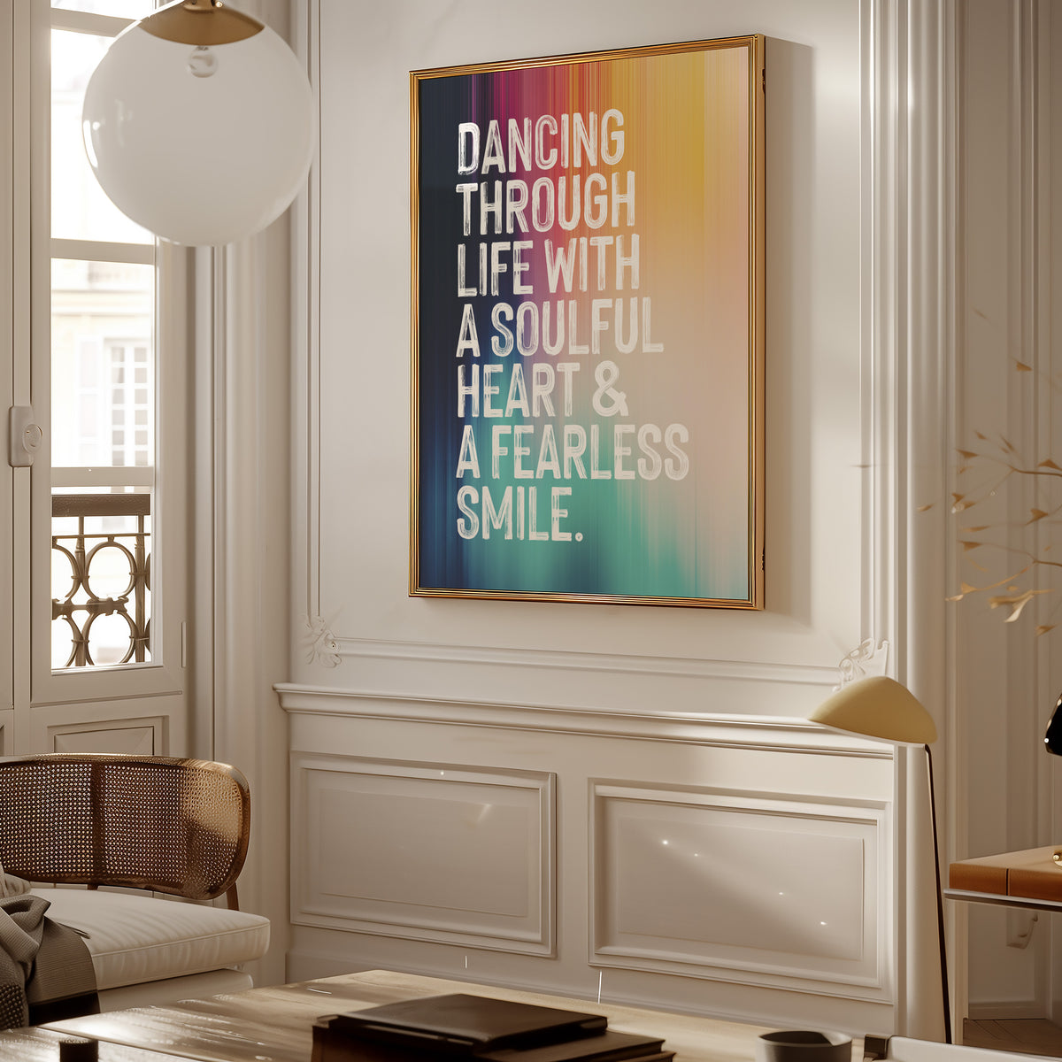 Dancing Through Life - Bold Living Reminder | Inspirational Art