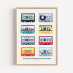 David Bowie Tape Mix - Fine Art Print | Music Wall Art