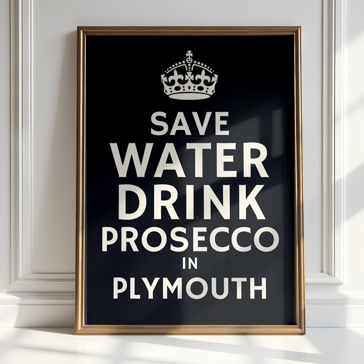 Drink Prosecco - Custom Town Typography Print | Kitchen Art