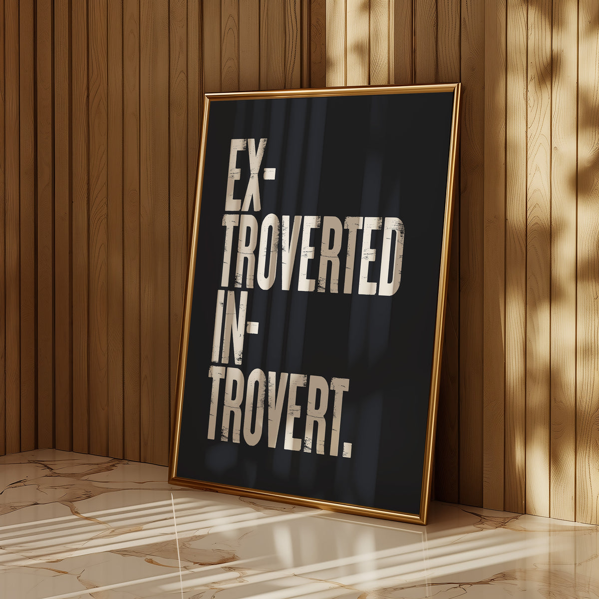 Extroverted Introvert - Quiet Fire Bright Flame | Wall Art