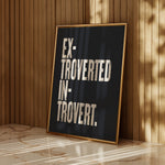 Extroverted Introvert - Quiet Fire Bright Flame | Wall Art