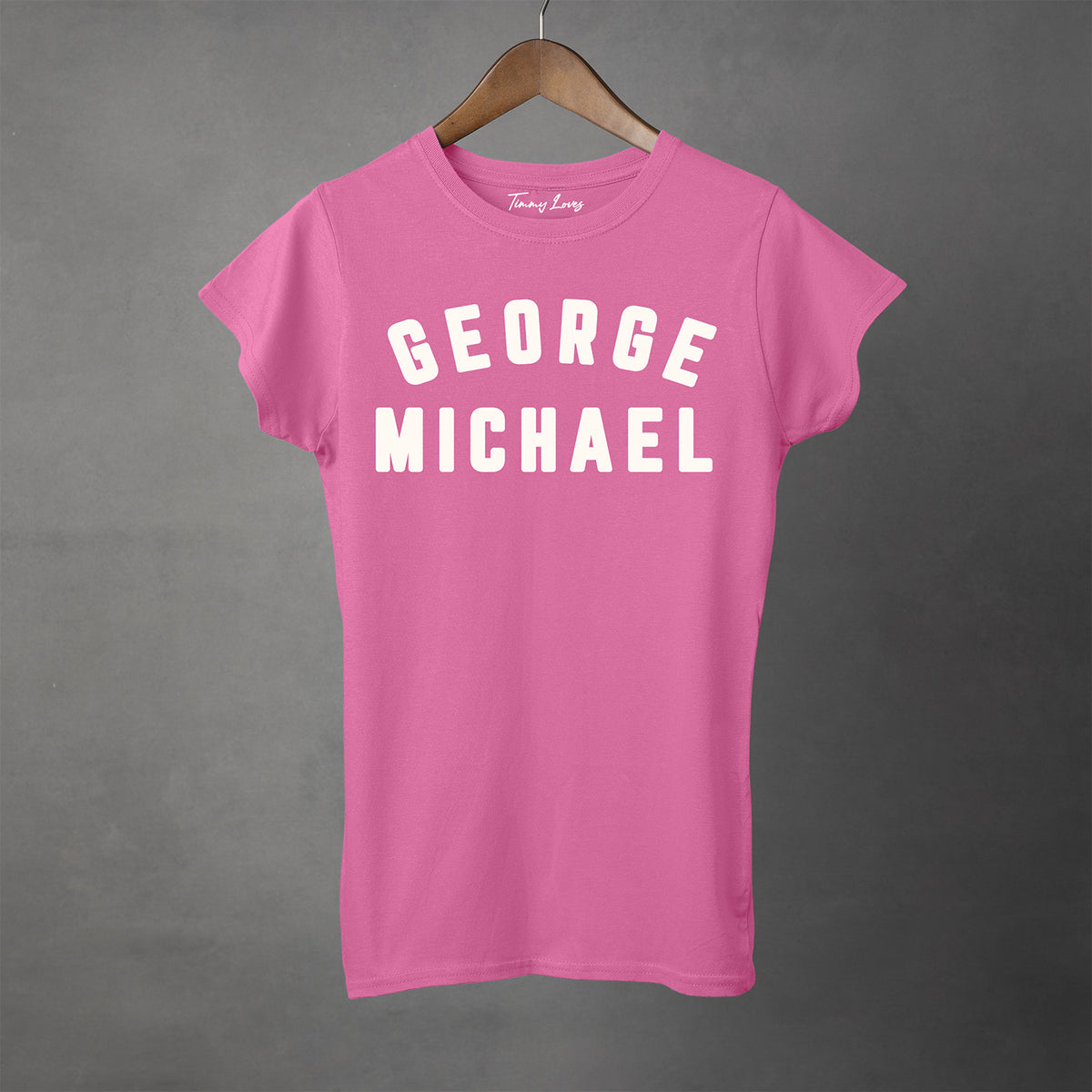 GEORGE MICHAEL - Soft Cotton Women's Tee | Music Apparel