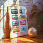 George Michael Tape Mix - Fine Art Print | Music Wall Art