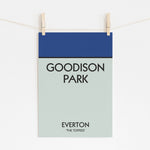 Goodison Park - Monopoly Style Everton Print | Football Art