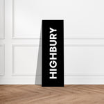 HIGHBURY - Vintage Bus Blind Arsenal Canvas | Sports Art