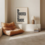 Introverted Extrovert - Dancing Between Solitude | Art Print