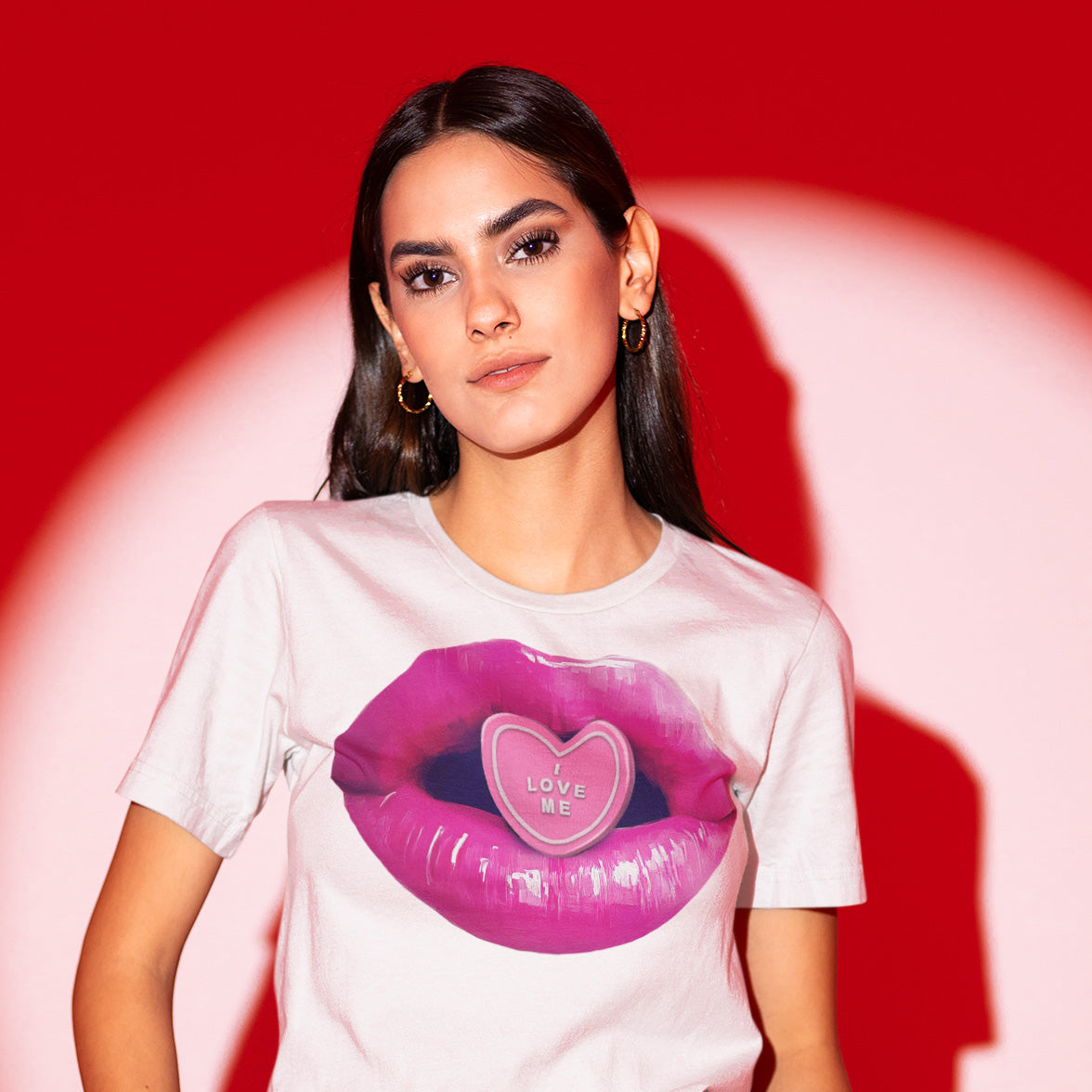 I LOVE ME - Semi-Fitted Flattering Tee | Women's T-Shirt
